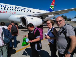 Rückflug nach Johannesburg